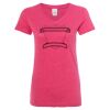 Women’s Glitter V-Neck T-Shirt Thumbnail