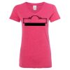 Women’s Glitter V-Neck T-Shirt Thumbnail