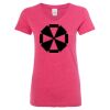 Women’s Glitter V-Neck T-Shirt Thumbnail