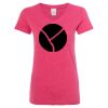 Women’s Glitter V-Neck T-Shirt Thumbnail