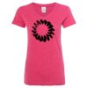 Women’s Glitter V-Neck T-Shirt Thumbnail