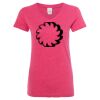 Women’s Glitter V-Neck T-Shirt Thumbnail