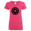 Women’s Glitter V-Neck T-Shirt Thumbnail