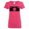 Women’s Glitter V-Neck T-Shirt Thumbnail