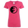 Women’s Glitter V-Neck T-Shirt Thumbnail