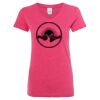 Women’s Glitter V-Neck T-Shirt Thumbnail