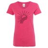 Women’s Glitter V-Neck T-Shirt Thumbnail