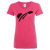 Women’s Glitter V-Neck T-Shirt Thumbnail