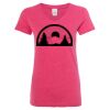 Women’s Glitter V-Neck T-Shirt Thumbnail