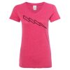 Women’s Glitter V-Neck T-Shirt Thumbnail