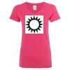 Women’s Glitter V-Neck T-Shirt Thumbnail