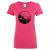 Women’s Glitter V-Neck T-Shirt Thumbnail