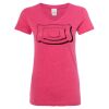 Women’s Glitter V-Neck T-Shirt Thumbnail