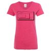 Women’s Glitter V-Neck T-Shirt Thumbnail