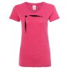Women’s Glitter V-Neck T-Shirt Thumbnail