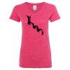 Women’s Glitter V-Neck T-Shirt Thumbnail