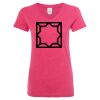 Women’s Glitter V-Neck T-Shirt Thumbnail