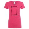 Women’s Glitter V-Neck T-Shirt Thumbnail