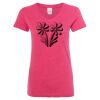 Women’s Glitter V-Neck T-Shirt Thumbnail
