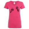 Women’s Glitter V-Neck T-Shirt Thumbnail