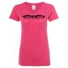 Women’s Glitter V-Neck T-Shirt Thumbnail