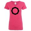 Women’s Glitter V-Neck T-Shirt Thumbnail