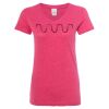 Women’s Glitter V-Neck T-Shirt Thumbnail