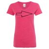 Women’s Glitter V-Neck T-Shirt Thumbnail