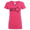 Women’s Glitter V-Neck T-Shirt Thumbnail