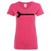 Women’s Glitter V-Neck T-Shirt Thumbnail