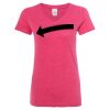 Women’s Glitter V-Neck T-Shirt Thumbnail