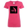 Women’s Glitter V-Neck T-Shirt Thumbnail