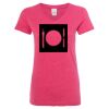 Women’s Glitter V-Neck T-Shirt Thumbnail