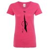 Women’s Glitter V-Neck T-Shirt Thumbnail
