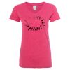 Women’s Glitter V-Neck T-Shirt Thumbnail