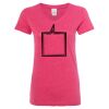 Women’s Glitter V-Neck T-Shirt Thumbnail