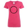 Women’s Glitter V-Neck T-Shirt Thumbnail