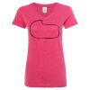 Women’s Glitter V-Neck T-Shirt Thumbnail