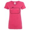 Women’s Glitter V-Neck T-Shirt Thumbnail
