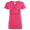 Women’s Glitter V-Neck T-Shirt Thumbnail