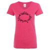 Women’s Glitter V-Neck T-Shirt Thumbnail