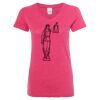 Women’s Glitter V-Neck T-Shirt Thumbnail