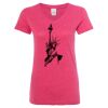 Women’s Glitter V-Neck T-Shirt Thumbnail