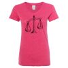 Women’s Glitter V-Neck T-Shirt Thumbnail