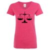 Women’s Glitter V-Neck T-Shirt Thumbnail