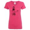 Women’s Glitter V-Neck T-Shirt Thumbnail