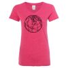 Women’s Glitter V-Neck T-Shirt Thumbnail