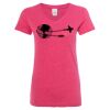 Women’s Glitter V-Neck T-Shirt Thumbnail