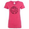 Women’s Glitter V-Neck T-Shirt Thumbnail