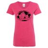 Women’s Glitter V-Neck T-Shirt Thumbnail